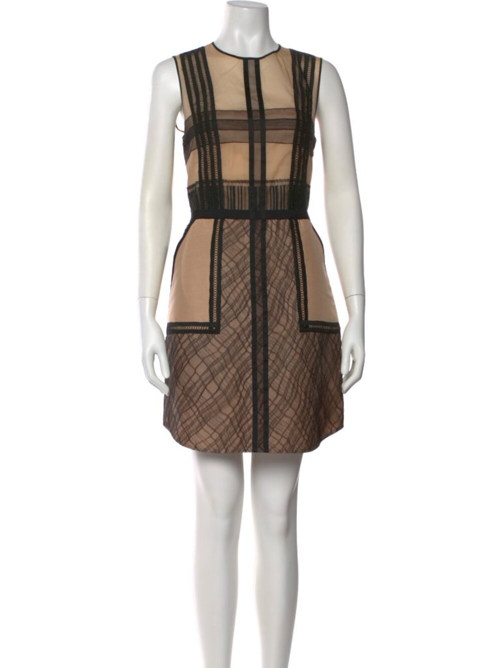 3.1 Phillip Lim Silk Lace Mini Dress M